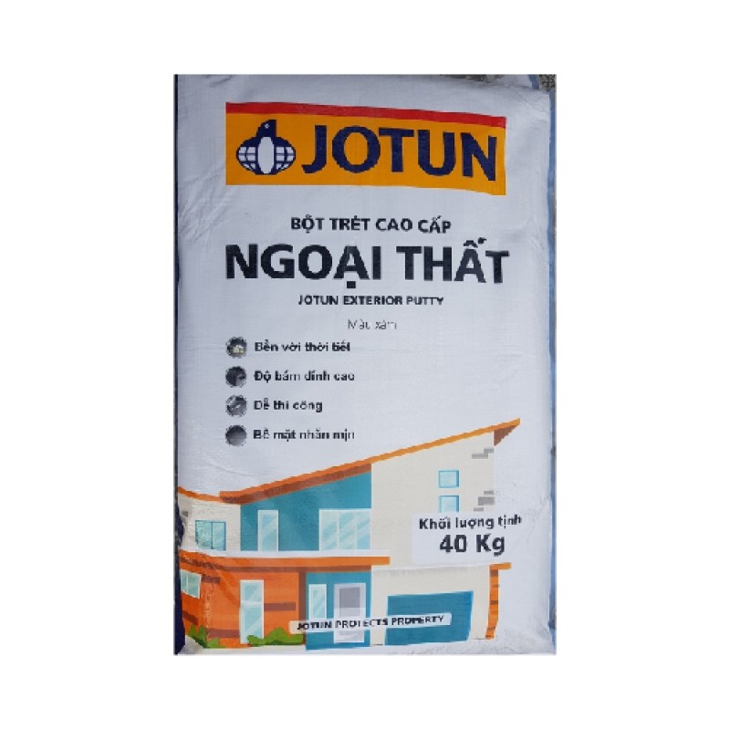 Bột trét tường ngoại thất Jotun Putty (Màu xám) Bột trét tường ngoại thất Jotun Putty (Màu xám)