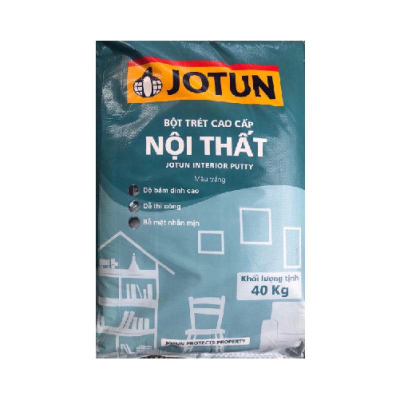 Bột trét tường nội thất Jotun - 40 kg Bột trét tường nội thất Jotun - 40 kg