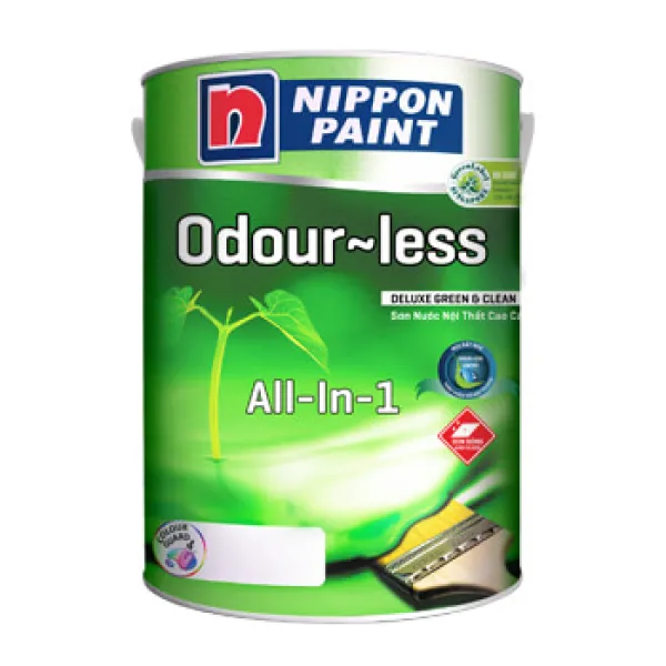 Sơn nội thất Nippon không mùi Odour-Less 5L Sơn nội thất Nippon không mùi Odour-Less 5L