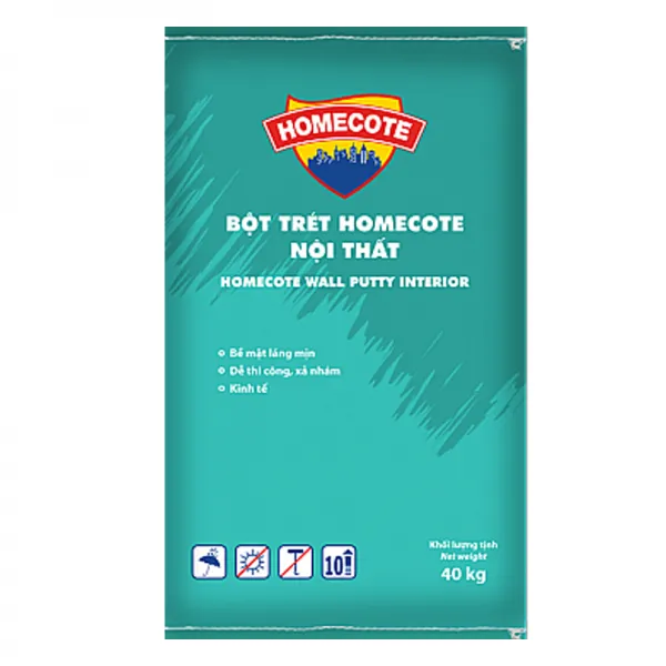 Bột trét nội thất cao cấp Toa Homecote Bột trét nội thất cao cấp Toa Homecote