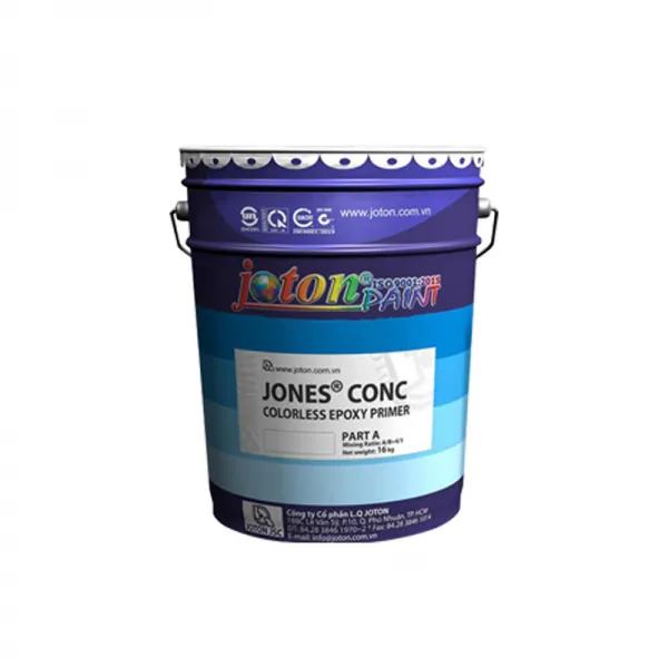 Sơn lót cho sơn Epoxy tự san phẳng JOTON JONES CONC - Màu Trong Suốt - 4kg Sơn lót cho sơn Epoxy tự san phẳng JOTON JONES CONC - Màu Trong Suốt - 4kg