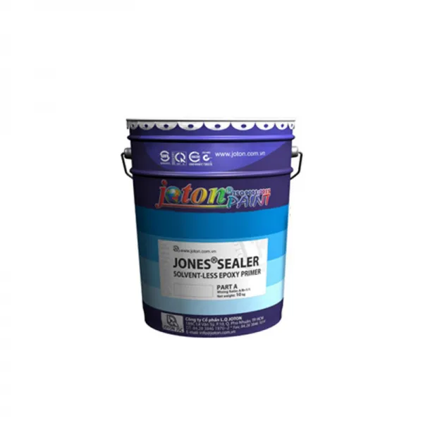 Sơn lót chịu ẩm cho sơn Epoxy tự san phẳng JOTON JONES SEALER - Màu Trong Suốt - 4kg Sơn lót chịu ẩm cho sơn Epoxy tự san phẳng JOTON JONES SEALER - Màu Trong Suốt - 4kg