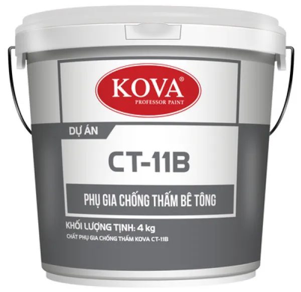 Chất phụ gia chống thấm Kova CT-11B lon 1Kg Chất phụ gia chống thấm KOVA CT-11B lon 1Kg