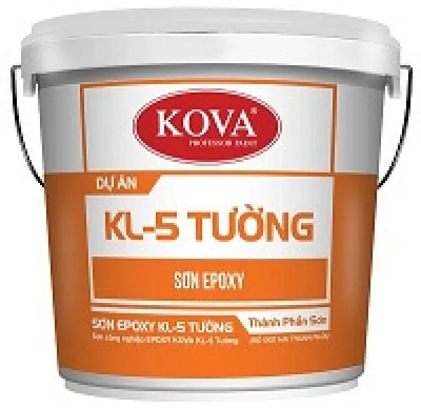 Sơn công nghiệp EPOXY Kova KL-5 tường bộ 5Kg Sơn công nghiệp EPOXY KOVA KL-5 tường bộ 5Kg