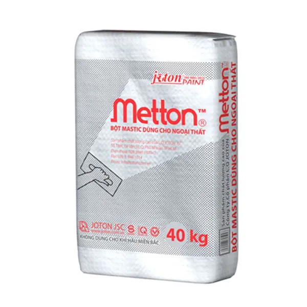 Bột trét tường ngoại thất Joton METTON BAO 40KG Bột trét tường ngoại thất Joton METTON BAO 40KG