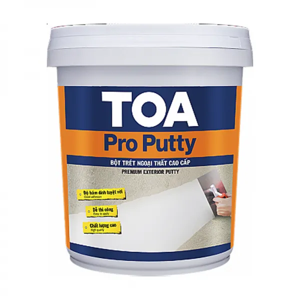 Bột trét tường ngoại thất cao cấp Toa Pro Putty - 25Kg Bột trét tường ngoại thất cao cấp Toa Pro Putty - 25Kg