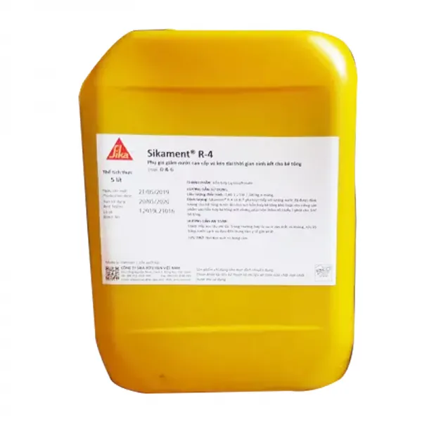 Phụ gia bê tông SIKA SIKAMENT R4 - 25L Phụ gia bê tông SIKA SIKAMENT R4 - 25L