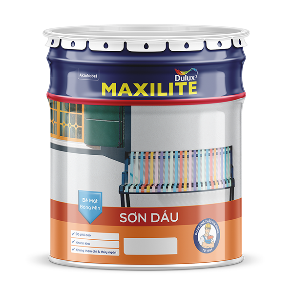 Sơn dầu cho bề mặt gỗ và kim loại Maxilite A360 - 2,5L ( New ) Sơn dầu cho bề mặt gỗ và kim loại Maxilite A360 - 2,5L ( New )