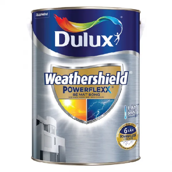 Sơn ngoại thất Dulux Weathershield Powerflexx bóng GJ8B 5L Sơn ngoại thất Dulux Weathershield Powerflexx bóng GJ8B 5L