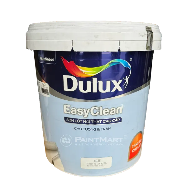 Sơn lót chống kiềm nội thất cao cấp Dulux Easyclean A935 - 15 Lít Sơn lót chống kiềm nội thất cao cấp Dulux Easyclean A935 - THÙNG 15L