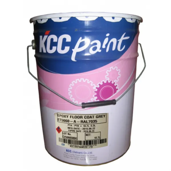 Sơn Epoxy KCC ET5660 màu vàng Sơn Epoxy KCC ET5660 màu vàng
