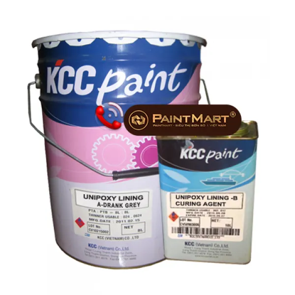 Sơn tự san phẳng Unipoxy Lining KCC trong suốt Sơn tự san phẳng Unipoxy Lining KCC trong suốt